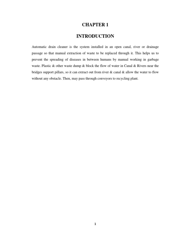 Automatic Drain Cleaning Systems A Review of Different Types of Drain Cleaning Methods and