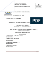 Cuadernillo de Fundamentos de Enfermeria 2015