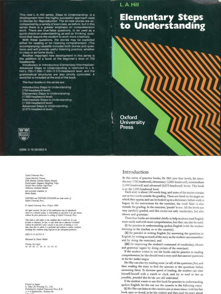 Elementary Steps To Understanding PDF PDF