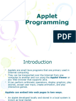 Applet Programming