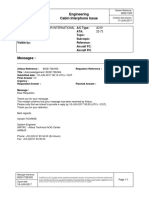 Engineering Cabin Interphone Issue: Customer Services