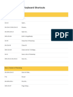 Adobe Photoshop Keyboard Shortcuts