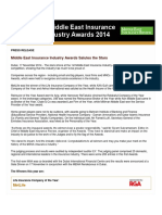 Middle East Insurance Industry Awards Salutes The Stars