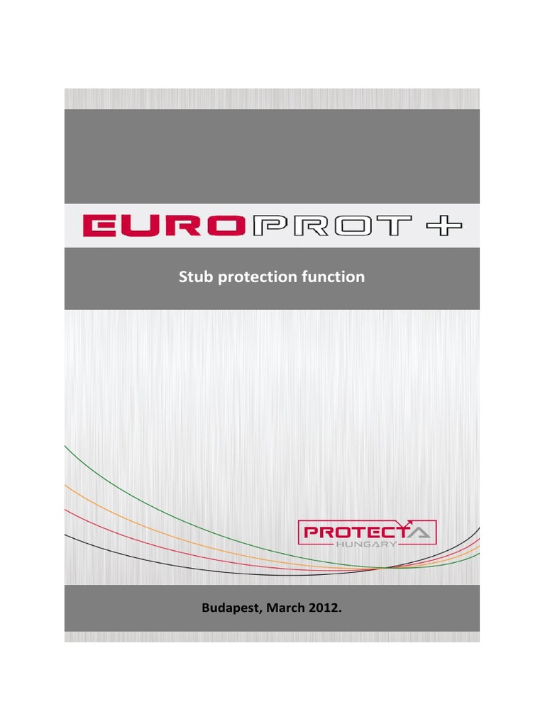 Stub Protection Function Overview | PDF | Electrical Substation ...