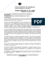 Ordenanza Licencia de Funcionamiento