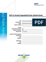 1 SOP for Periodic Repeatability Tests (Routine Tests)