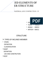 Inclined Elements of Super Structure