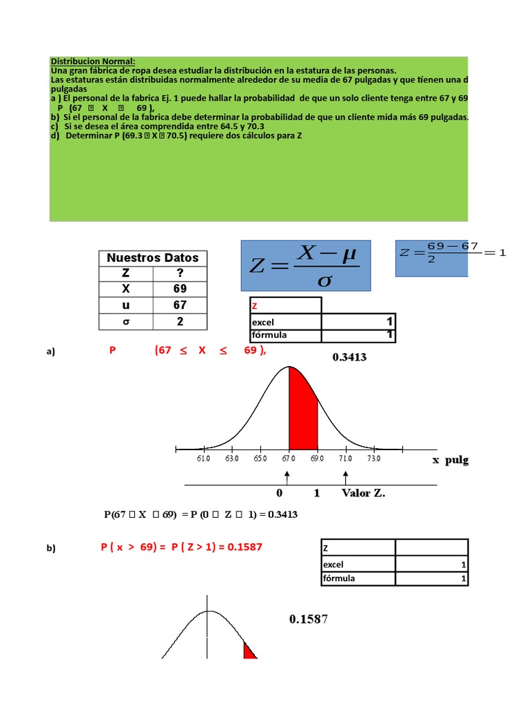 1 Distribución Normal | PDF | Distribución normal | Distribución de ... 
