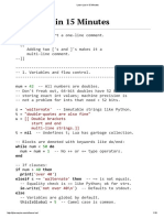 Learn Lua in 15 Minutes: Variables, Functions, Tables and Metatables