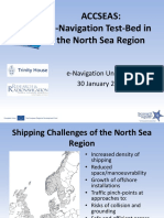 Accseas: E-Navigation Test-Bed in The North Sea Region