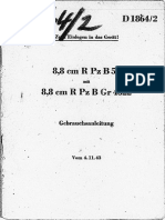 D.1864-2 8,8 CM R PZB 54 Mit 8,8 CM R PZB GR 4322. Gebrauchsanleitung (1943)