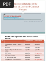Contract Labour Benefits