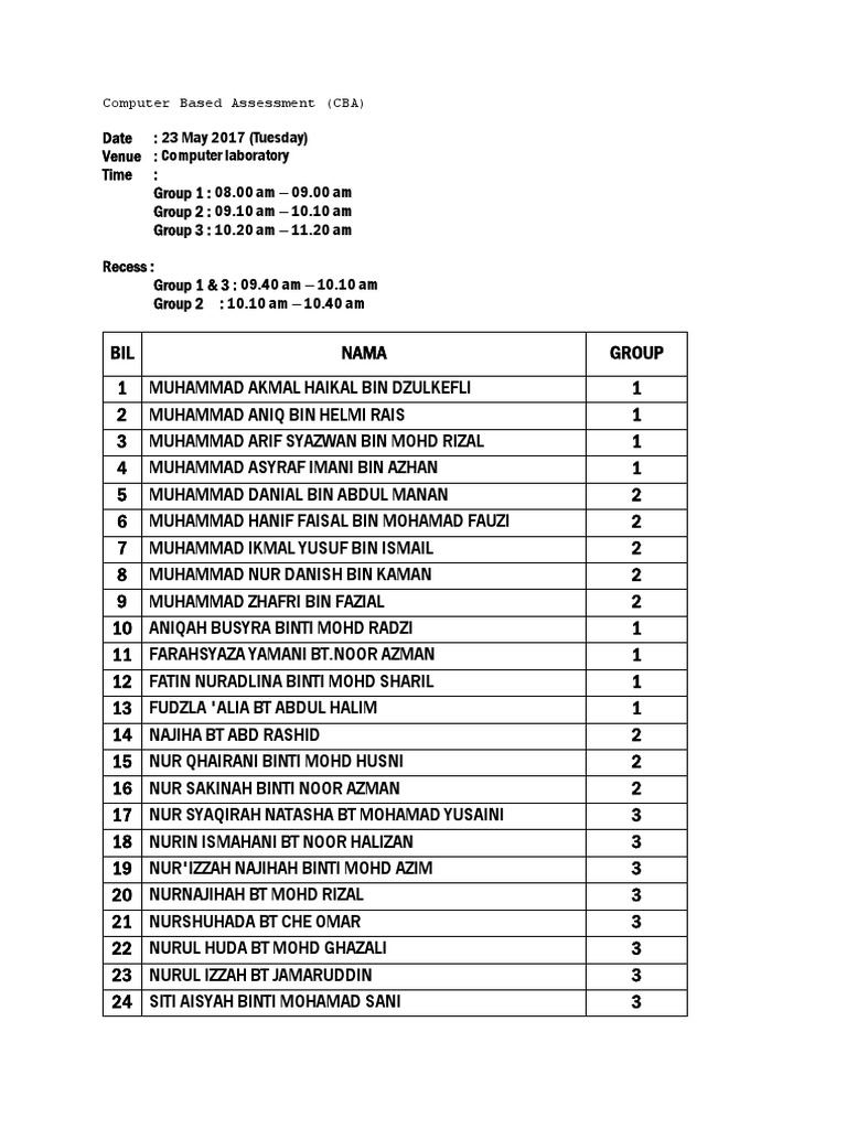 Computer Based Assessment Pdf