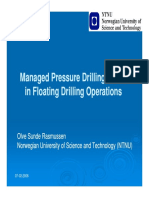 Managed Pressure Drilling (MPD) Managed Pressure Drilling (MPD) in Floating Drilling Operations in Floating Drilling Operations