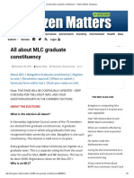 All About MLC Graduate Constituency – Citizen Matters, Bengaluru