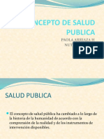 Concepto de Salud Publica 1