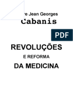 CABANIS Revoluções e Reforma da Medicina