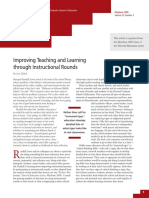 improving teaching and learning through instructional rounds teitel hel 2009