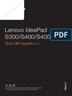 Lenovo IdeaPad S400 Notebook PC Manual - Spanish.pdf