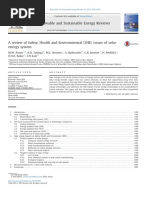 A Review of Solar Energy