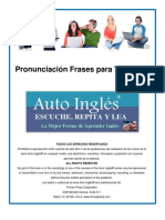 Auto Ingles Pronunciacion Frases Para Training II