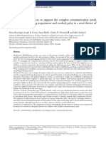 Investigation of practices to support the complex communication needs of children with hearing impairment and cerebral palsy in a rural district of Kenya