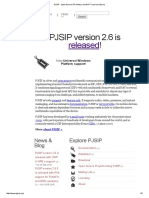 PJSIP - Open Source SIP, Media, and NAT Traversal Library