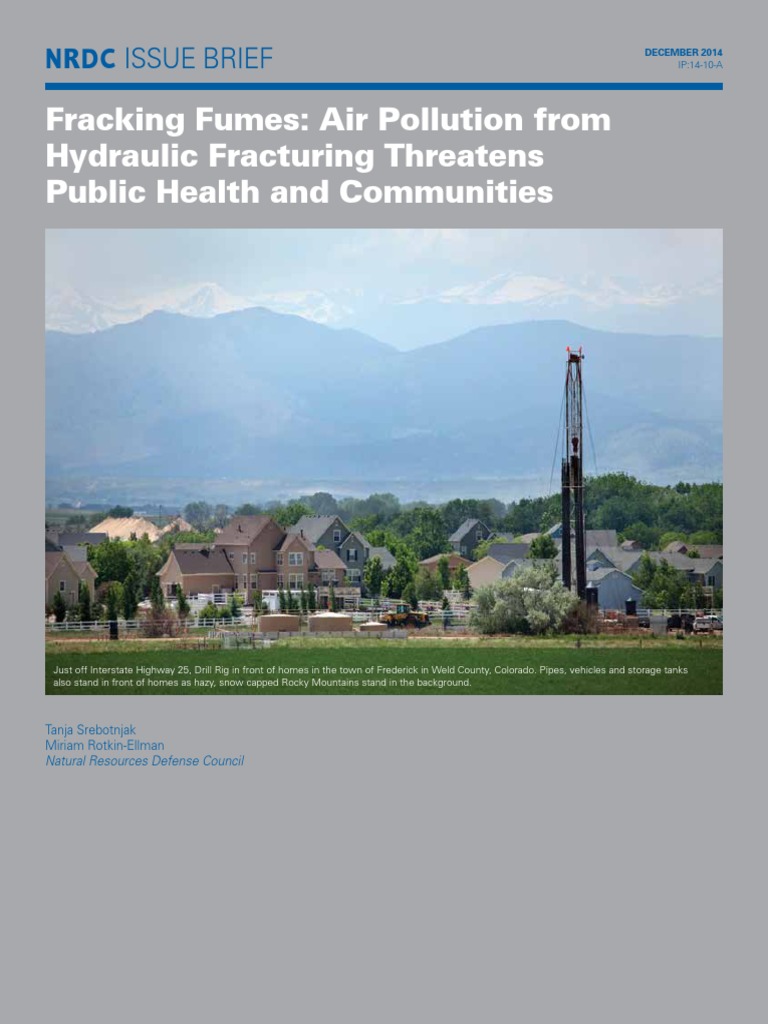 Fracking Air Pollution IB | PDF | Hydraulic Fracturing | Air Pollution
