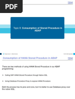 ABAP On HANA Course Material Consuming Stored Procedure Module 8B