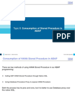 ABAP On HANA Course Material Consuming Stored Procedure Module 8B