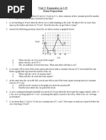 Kinematics Problems