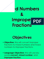 Converting Mixed Numbersand Improper Fractions PPT