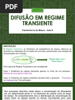 Transferência de Massa Aula 8