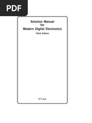 Modern Digital Electronics R P Jain Solution Manual - 