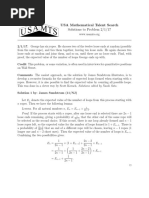 USA Mathematical Talent Search Solutions To Problem 2/1/17