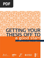 Guide Getting Thesis