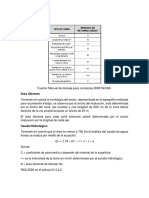 Diseño Drenaje Longitudinal