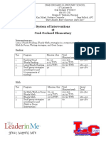 intervention description for coes