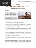 Aula 11 Meu Filho, Meu Discípulo