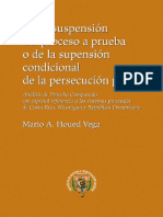 De La Suspension Del Proceso A Prueba o de La Suspencion Condicional PDF
