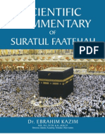 Scientific Commentary of Suratul Faatehah by DR E. Kazim