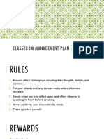 Classroom Management Plan: Ms. Janeth Cuevas High School 11 Grade English Honors