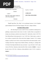 Download 352404642 Sarah Palin Sues the New York Times for Defamation by John Hinderaker SN352487908 doc pdf