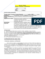 3º Medio Guía 2 Electivo Biología Evolución de Los Seres Vivos