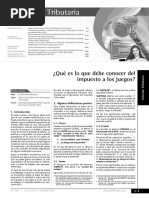 Impuesto a Los Juegos Sin Caso