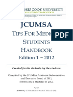 JCUMSA Tips For Medical Students