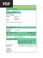 transcript data