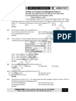 Biology Exam Questions