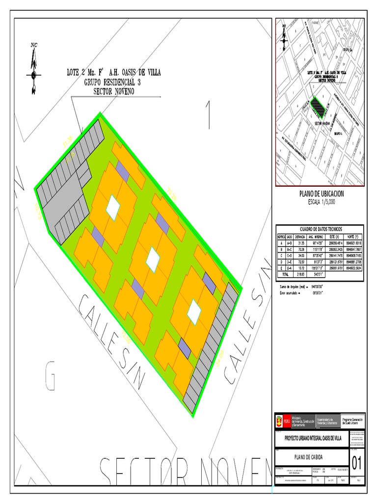 04.plano de Cabida - Oasis de Villa PDF | PDF