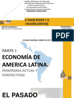 Economia America Latina Pasado Reciente y Evolucion Acontecida